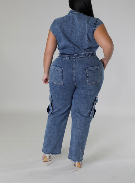 Pretty in Denim Jumpsuit