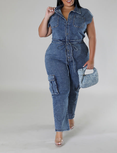 Pretty in Denim Jumpsuit