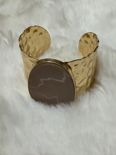 Goldtone Statement Bracelet