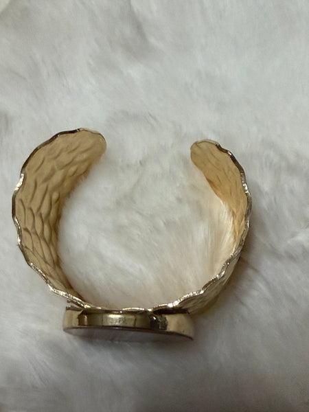 Goldtone Statement Bracelet