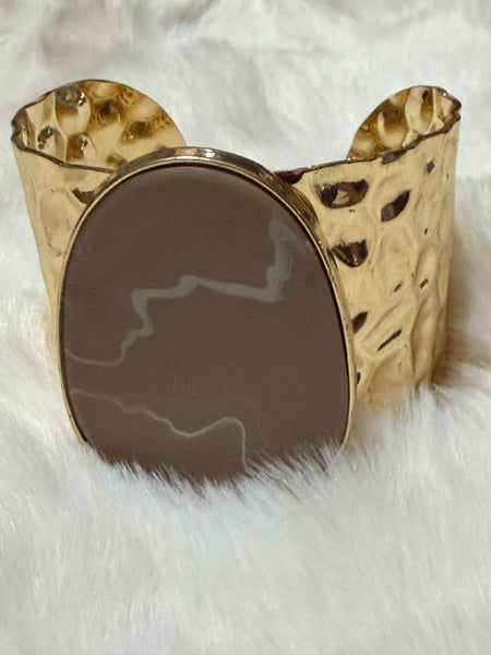 Goldtone Statement Bracelet