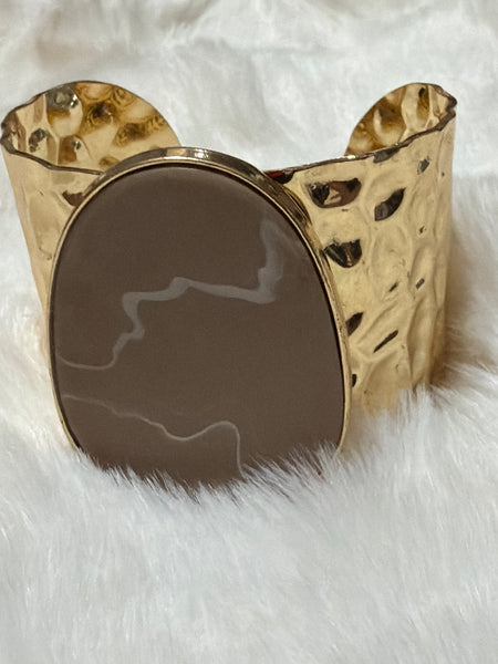 Goldtone Statement Bracelet