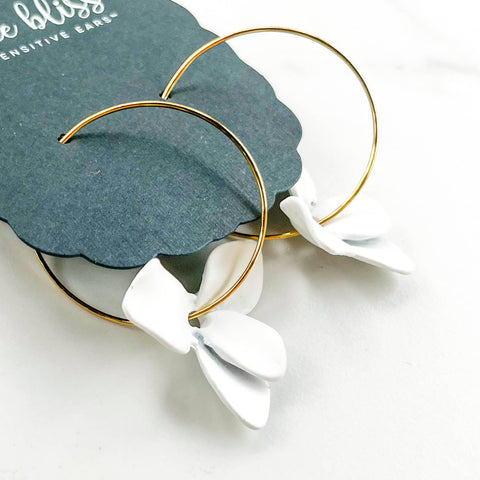 Fanciful Hoops in Cloud Petals